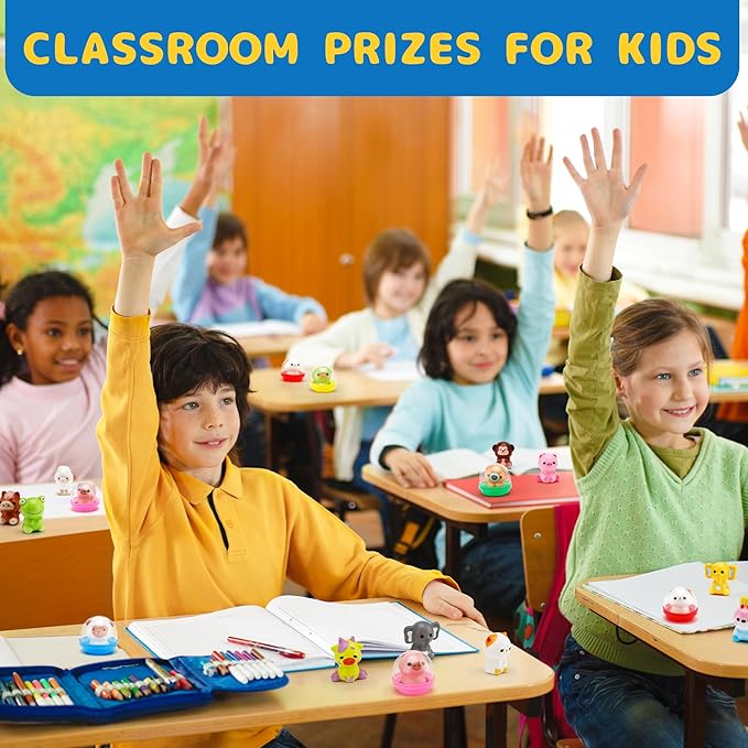 30 Packs Squishy Animals with Capsules, Slow Rising Stress Relief Toys, Party Favors, Birthday Gifts, Sensory Fidget Toys for Kids, Classroom Rewards, Travel & Claw Machine Toys