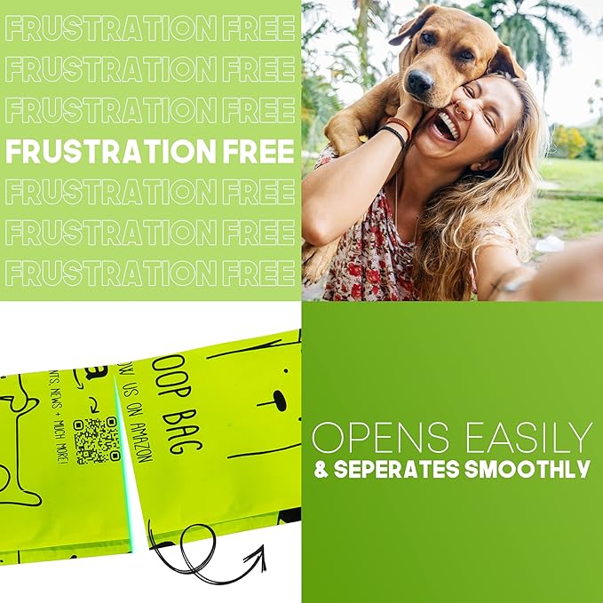 Home Compostable Dog Poop Bags with Handles - 10% to Charity - ASTM D6400 & EN 13432 Compliant - 240 x Large Plant Based Compostable Poop Bags (1 Pantry Roll)