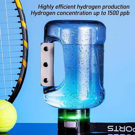 Hydrogen Water Bottle 50oz 1.5L Large Capacity Hydrogen Water Bottle Generator, shatterproof, Suitable for Gym, Playground and Outdoor scenarios, Hydrogen Concentration up to 1600ppb
