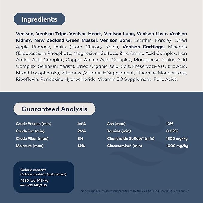 ZIWI Peak Air-Dried Dog Food – Venison - All Natural, High Protein, Grain Free, Limited Ingredient w/ Superfoods (88oz)