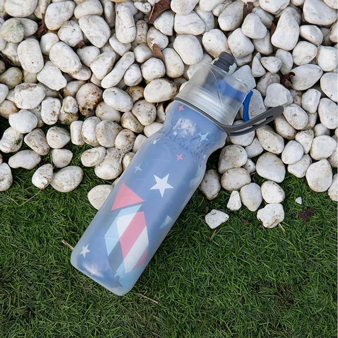 Misting Water Bottle 20 oz Cool Sports Water Bottle for Kids School Gifts for Boys Girls Insulated Spray Mist and Sip Water Bottles