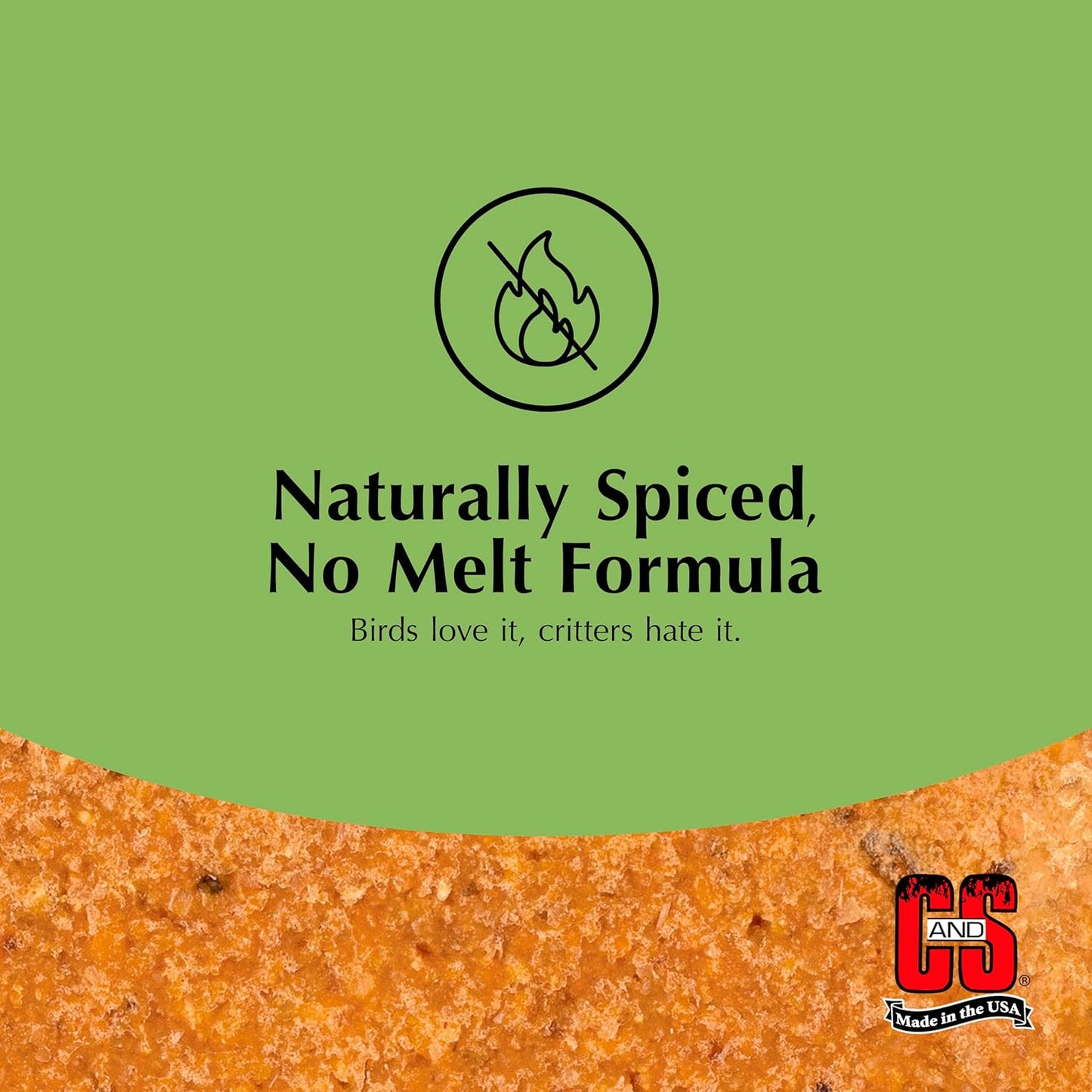 C&S Hot Pepper Delight No Melt Suet Dough 11.75 Ounces, 8 Pack