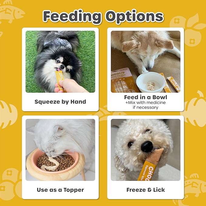 Squeeze Vita Stick Lickable Cat and Dog Treats – 7-Count Kidney Support Sticks with Multivitamins, Soft Squeezable Paste for All Life Stages, Supporting Kidney Health