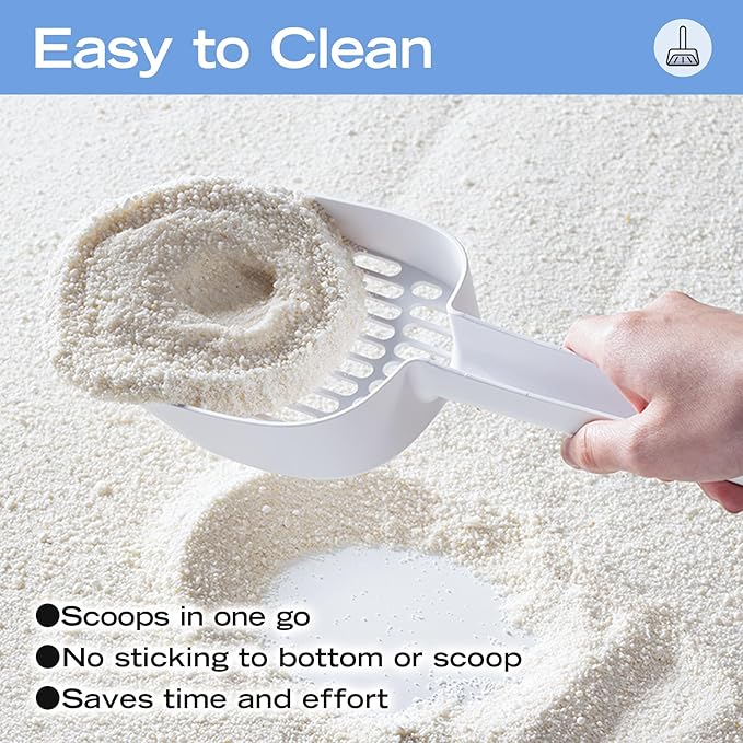 Natural Cat Litter Unscented, 100% Plant-Based, Strong Clumping Litter, Easy Scooping, Clumps Lift Cleanly, Low Dust, Corn & Cassava Litter, 5.5 LB x 3 Bags