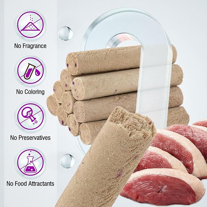 Freeze Dried Duck Stick Cat Treats, High Protein Healthy Treats for Cats & Dogs, Natural Teeth Cleaning Snacks, Gluten& Grain Free (50g)