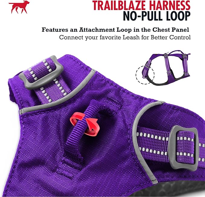 Tuff Pupper Escape Proof Dog Harness for Medium Dogs | No Pull Lightweight Adjustable Harness | No Escape Multifunctional Outdoor Pet Gear | Strong Durable Breathable | Secure Comfortable Fit