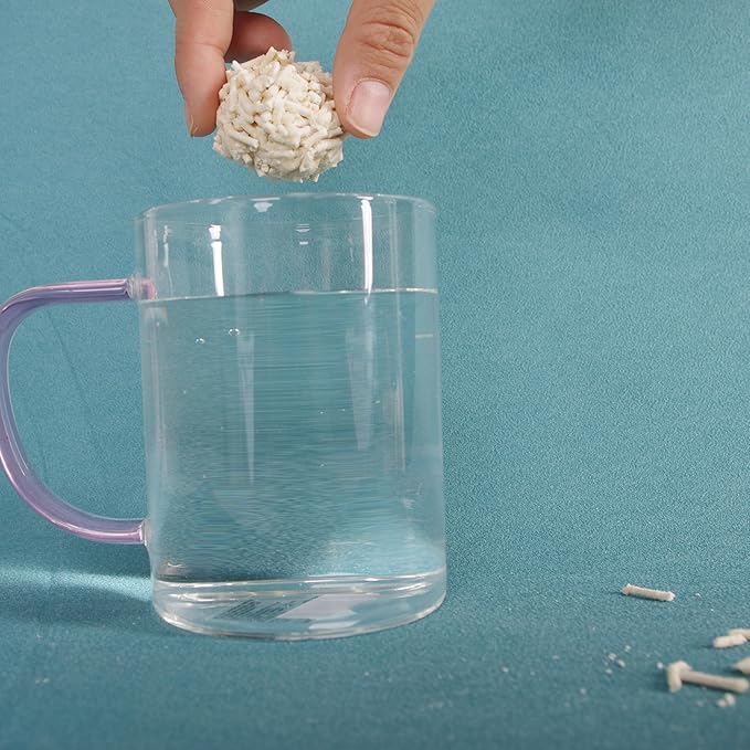 Original Tofu Cat Litter, Bean Fragrance, Odor Control and Economical cat Litter Dust-Free, Quick Clumping, Water Flushable Tofu Cat Litter, 5.5 Lbs X 8 Bags