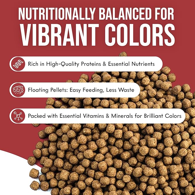 Koi Vital Color Extra Swim Fish Food (4 Pack 2.5lb)