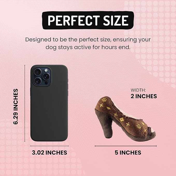 Dog Diggin Designs Runway Pup Collection | Unique Squeaky Plush Dog Toys – High Heel Essentials