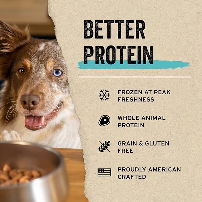 Vital Essentials Freeze Dried Raw Protein Mix-in Dog Food Topper, Chicken Mini Nibs Topper for Dogs, 18 oz