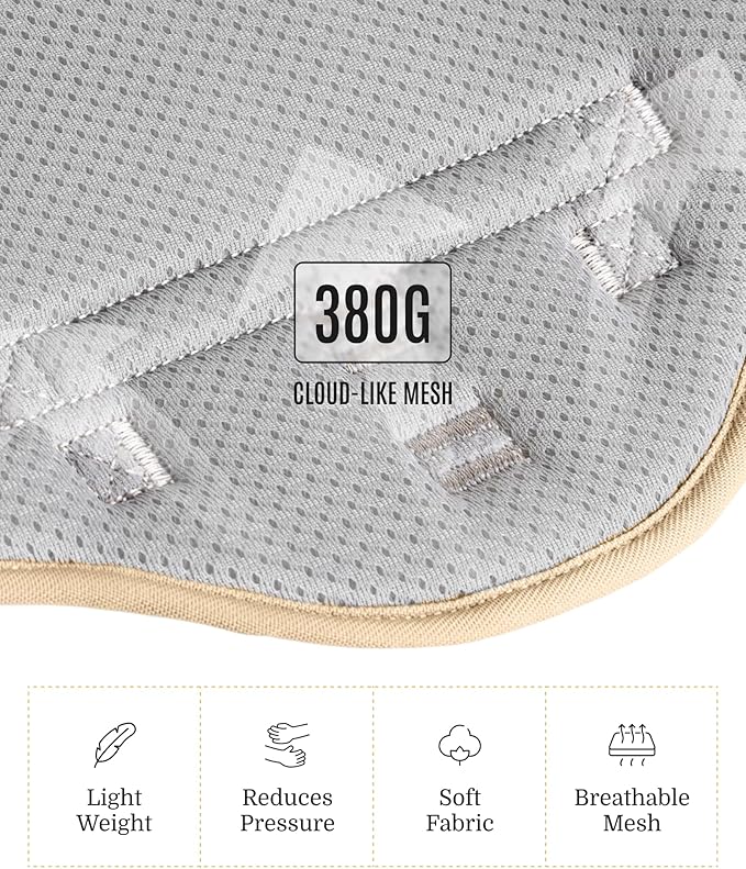 2025 New Edition, Fei & Eve MagEase Dog Harness - 3-Second Magnetic Buckles | 3-Point No-Pull Control | Heavy-Duty 900D Nylon | Dual Safety Handles | Breathable Mesh | Adjustable Fit, Large, Champagne