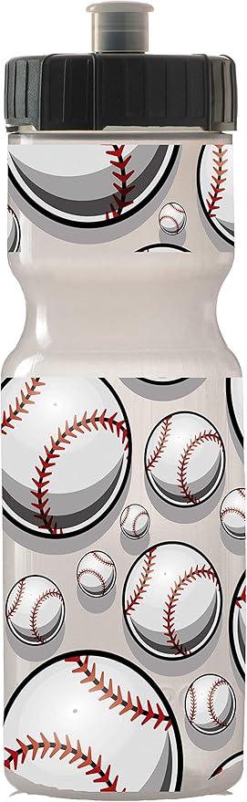 50 Strong Kids Water Bottle | 22 oz. BPA- Free Sports Squeeze Water Bottles with Pull Top Cap |Perfect Water Bottle for School | Reusable & Durable for Boys & Girls | Made in USA