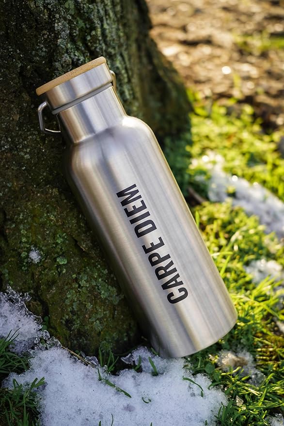 Insulated Water Bottle 16oz | Stainless Steel Water Bottle | Insulated Water Bottles | Travel Water Bottle | Metal Water Bottle | BPA-Free | Reusable Water Bottle 500 ml | Perfect for School