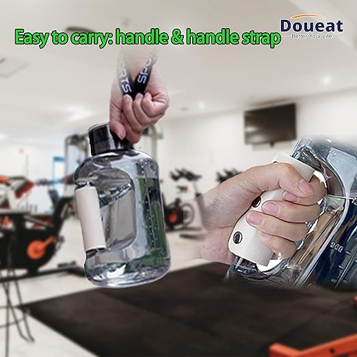 Hydrogen Water Bottle with 50 Oz/1.5L Capacity, Sports Hydrogen Rich Water Generator with SPE/PEM Technology for Gym Home School Travel - Grey