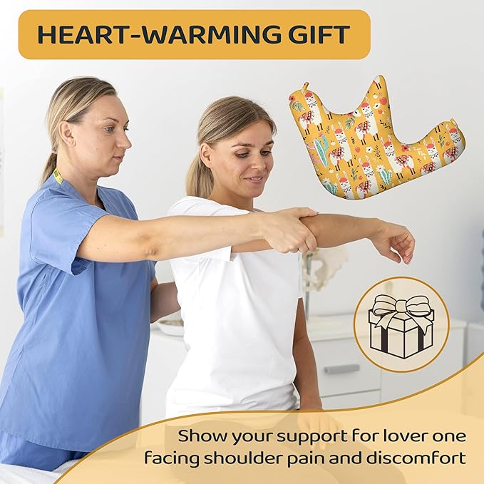 Rotator Cuff Pillow Post Shoulder Surgery Recovery Supplies Pillow,Providing Support for Post-Surgery Shoulder Comfortable Cotton Bag Pillow With an Detachable Design Post Surgery Shoulder Pillow