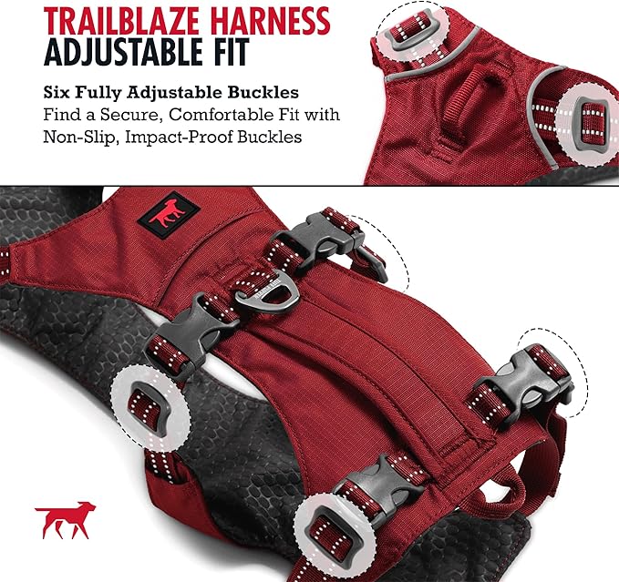 Tuff Pupper Escape Proof Dog Harness for Extra Small Dogs | No Pull Lightweight Adjustable Harness | No Escape Multifunctional Outdoor Pet Gear | Strong Durable Breathable | Secure Comfortable Fit
