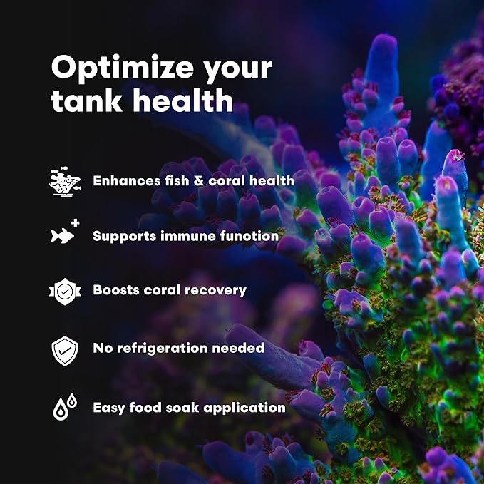 Brightwell Aquatics Vitamarin-M – Complete Vitamin Supplement for Marine Fish, Corals & Invertebrates – Supports Growth, Color & Immune Health – No Refrigeration, 500 ml