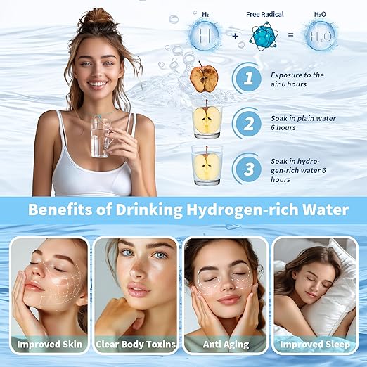 Hydrogen Water Bottle Silver