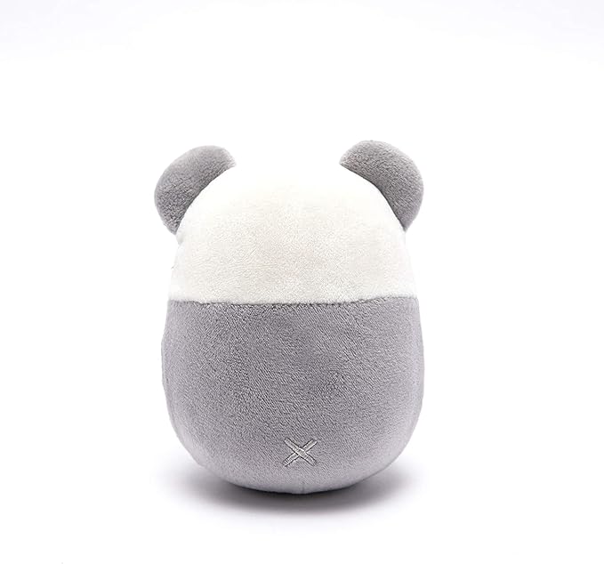 Anirollz Stuffed Animal Plush Toy – 3.5" Small Fabric Squishy Ball Doll | Soft, Warm, Cute, Comfort, Safe | Birthday Pillow with Kawaii Panda Bear with Banana Pandaroll
