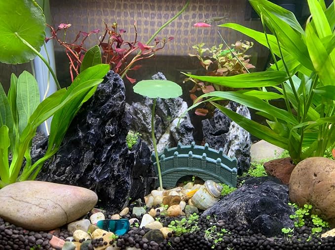 Unocho Aquarium Rocks Seiryu Rock Stone 11LB Dragon Stone for Aquariums Landscaping Model Tank Decoration Aquarium Miniature and Fairy Garden(3 to 8 inches)