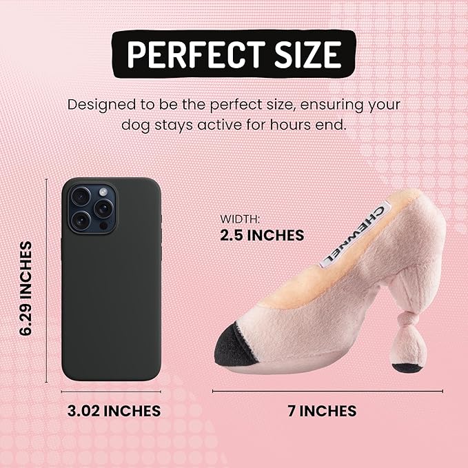 Dog Diggin Designs Runway Pup Collection | Unique Squeaky Plush Dog Toys – High Heel Essentials