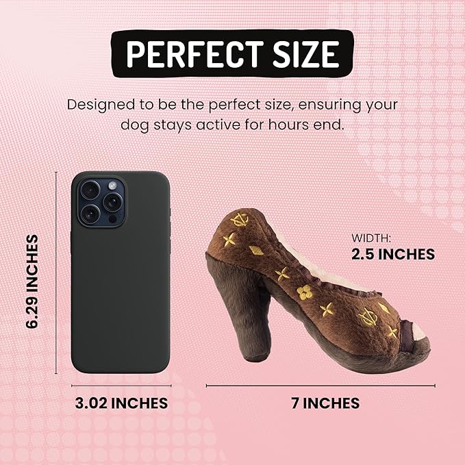 Dog Diggin Designs Runway Pup Collection | Unique Squeaky Plush Dog Toys – High Heel Essentials