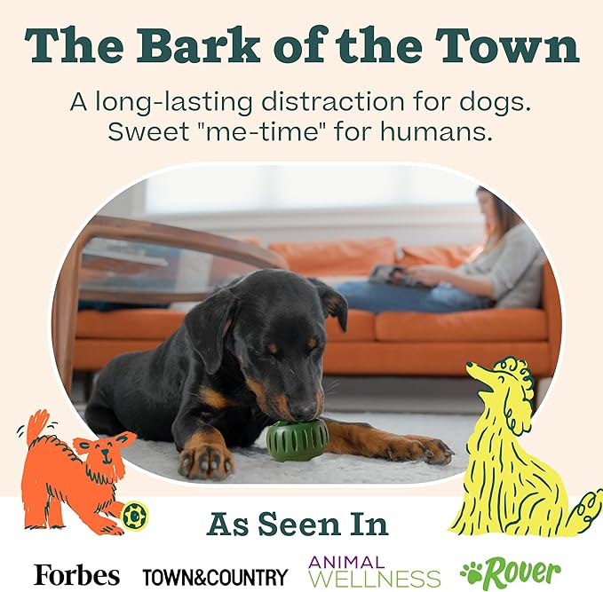 WOOF Starter Pack - Interactive Dog Toys for Boredom - Dog Treat Molds Silicone - Chicken-Flavored Healthy Treats for Dogs - Pupsicle Doggy Enrichment Toy - for Large Pups - 25-75 lbs