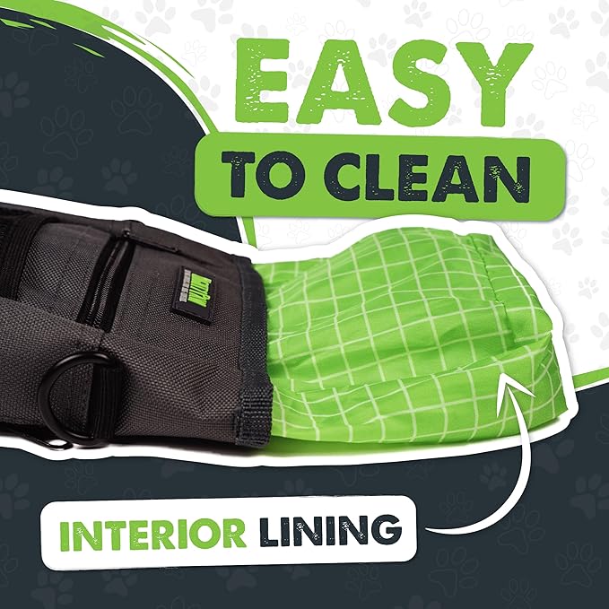 Mighty Paw Dog Treat Pouch | No Spill Magenetic Clasp - Hands-Free Pouches for Training - Pets Training Treat Pouches for Dog Walks - Pet Bags Pouch - Built in Poop Bag Holder