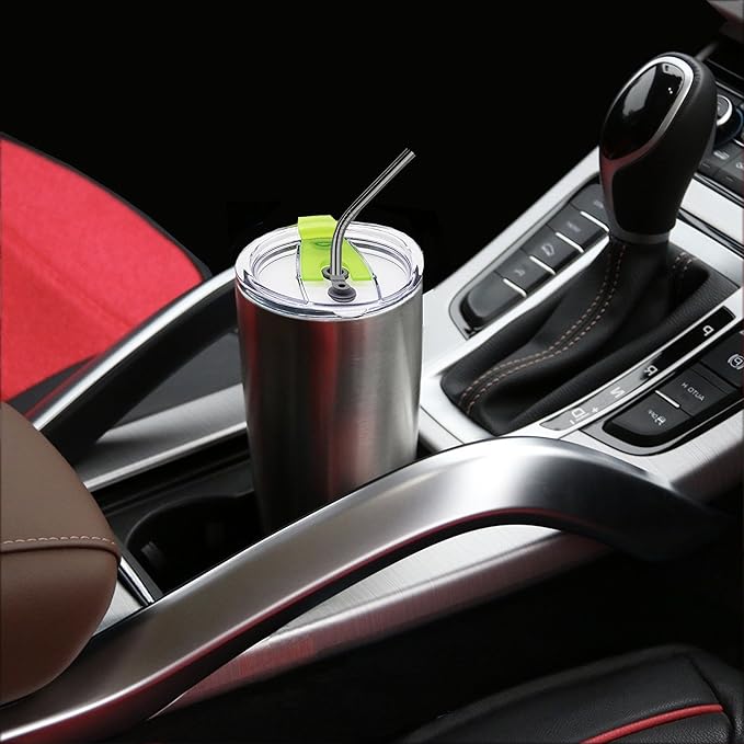 3 Packs Lids for 30oz Tumblers, Spill-proof Splash Resistant Straw-friendly Cover for Old Style Rtic, Ozark Trail 30 oz. Cups - Green, Rose Red, Gray