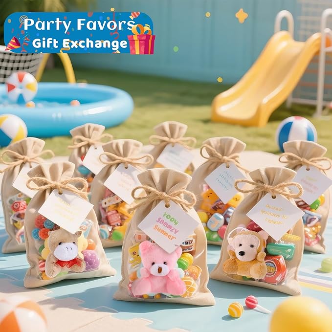 38 Pack Mini Stuffed Animals, Small Stuffed Animals Bulk, Plush Bulk Keychain for Kids, Classroom Treasure Box, Claw Machine Toy, Easter Basket Stuffers, Carnival Prizes Gift