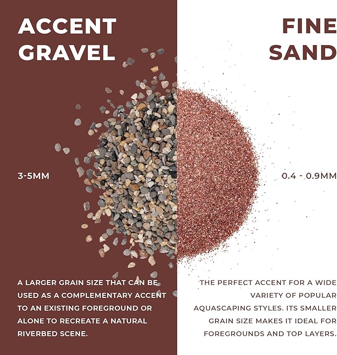 Ultum Nature Systems Controsand Morocco Gravel (8L) - Small Pebbles for Fish Tank - Planted Aquarium Rocks - Fish Tank Substrate - Aquarium Pebbles - Versatile Fish Tank Stones