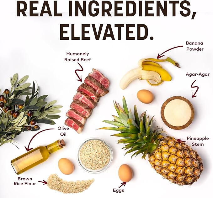 Earth Animal No Hide Medium Beef Flavored Natural Rawhide Free Dog Chews Long Lasting Chew Sticks | Treats for Large Dogs | Great for Aggressive Chewers - 6 Count