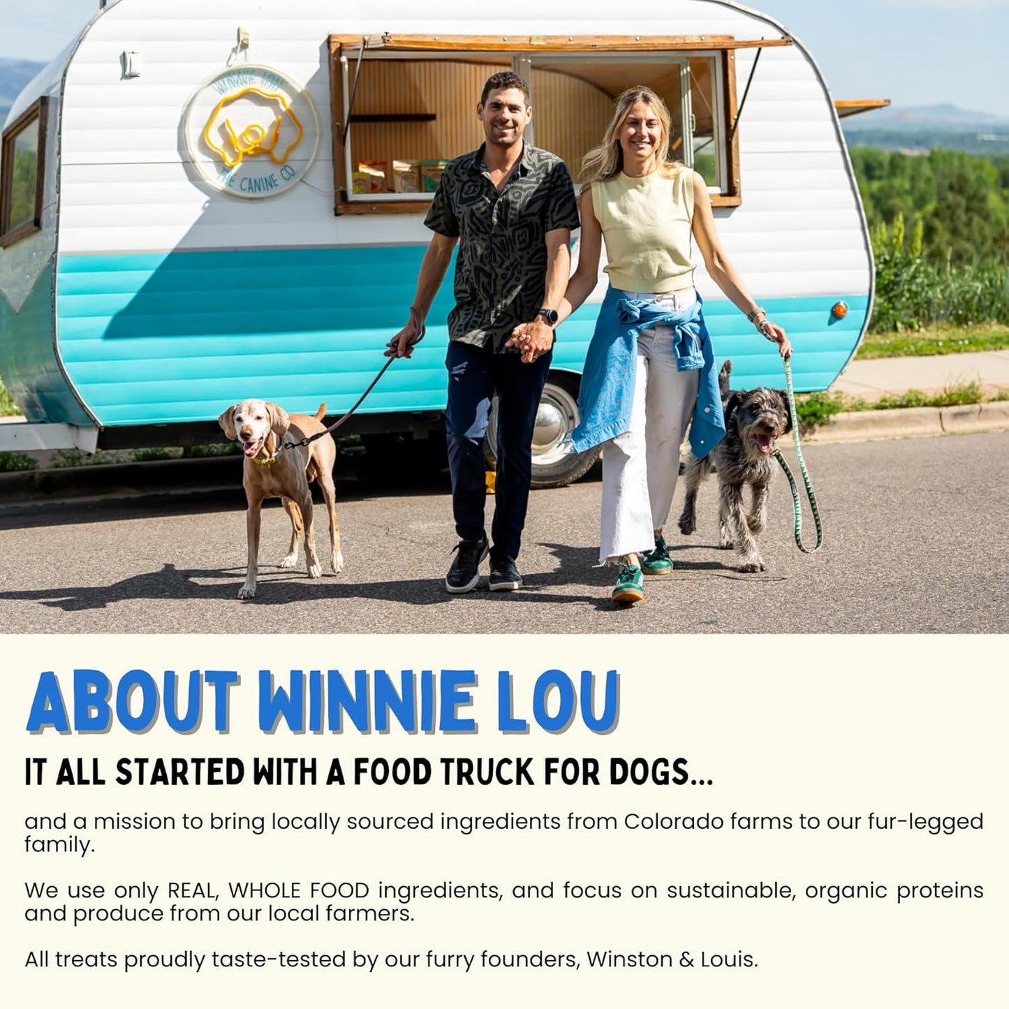 Winnie Lou The Canine Co. Freeze Dried Bison Heart Tidbits - Single Ingredient, Human-Grade, No Artificial Flavors or Fillers, Perfect for Training (Pack of 1)