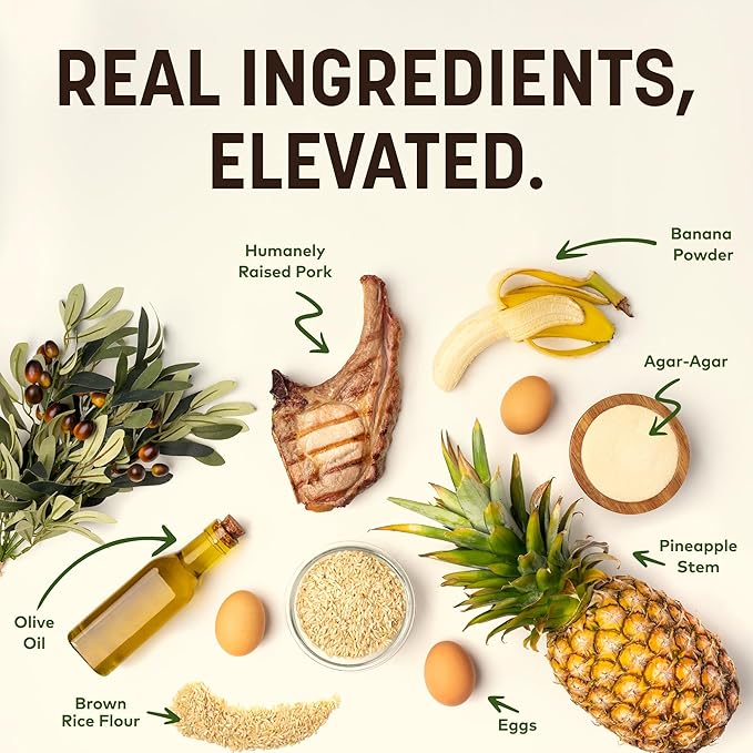 Earth Animal No Hide Medium Pork Flavored Natural Rawhide Free Dog Chews Long Lasting Chew Sticks | Treats for Large Dogs | Great for Aggressive Chewers - 6 Count