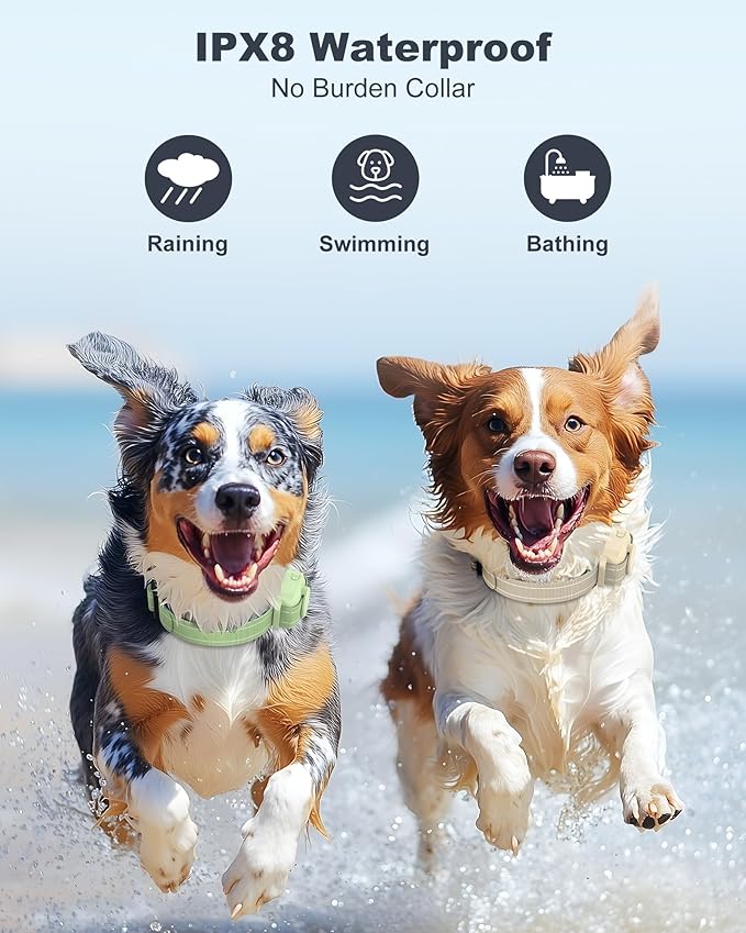 Jugbow Dog Shock Collar 2 Dogs (5-120Lbs) - 4200FT Dog Training Collar with Remote for Large Medium Small Dogs, Rechargeable Waterproof IPX8 E Collars with Beep (1-3) Vibration(1-3) Safe Static(0-99)