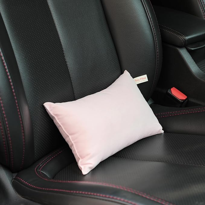 NTBAY Tiny Pillows, Down Alternative 7"x11" Microfiber Mini Pillows for Travel, Pets, Soft Machine Washable Small Pillows for Neck, Wrist, Lumbar and Knee, Black