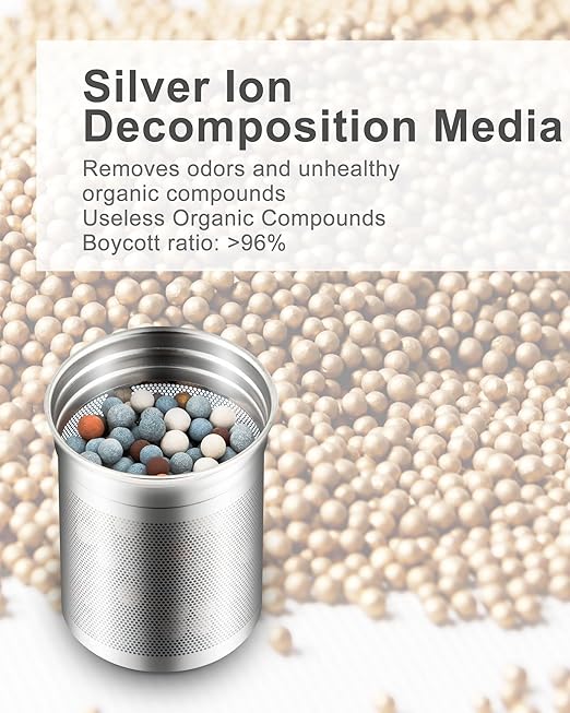 30 Oz Stainless Steel Portable Alkaline Filter Water Bottle Special Replacement Filter Cartridge, Life of Three Months-1 Piece