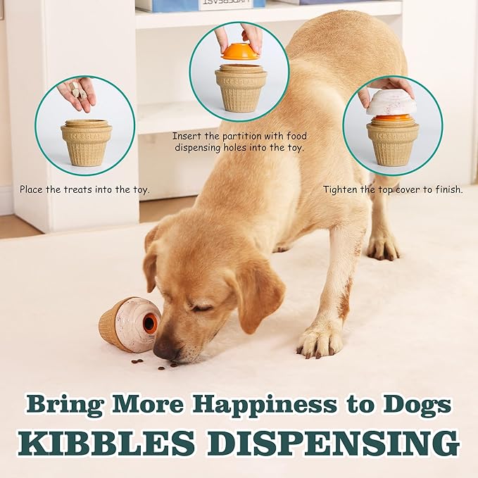 Multi-Functional Interactive Dog Toys for Aggressive Chewers, Indestructible Dog Toys for Small/Medium/Large Breeds,Frozen Dog Treat Dispenser to Keep Them Busy,Reduces Anxiety(Pack of 1)