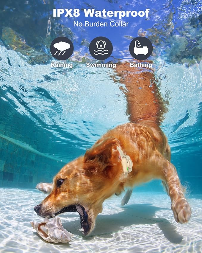 Jugbow Dog Training Collar - 4200FT Dog Shock Collar with Remote for Large Medium Small Dogs, Rechargeable Waterproof IPX8 E Collars with Beep (1-3) Vibration(1-3) Safe Static(0-99)