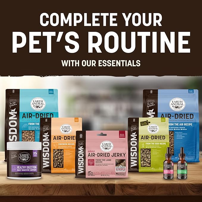 Earth Animal No Hide Medium Peanut Butter Flavored Natural Rawhide Free Dog Chews Long Lasting Chew Sticks | Treats for Large Dogs | Great for Aggressive Chewers - 2 Count