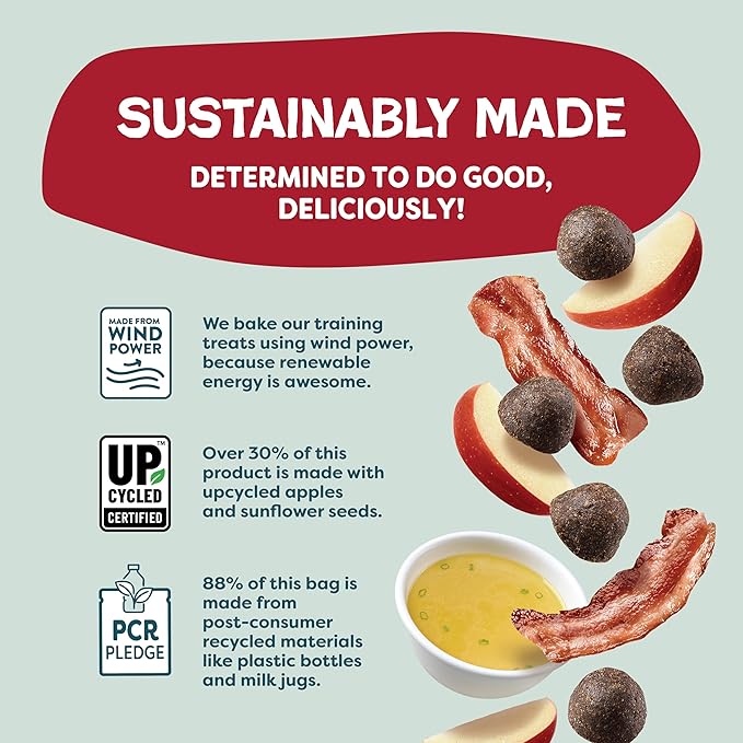 Shameless Pets Bone Broth Dog Training Treats – Soft, Natural Puppy & Dog Treats with Collagen – Healthy, Low-Calorie Training Chews for Small, Medium & Large Dogs - 8 oz (Pack of 1)