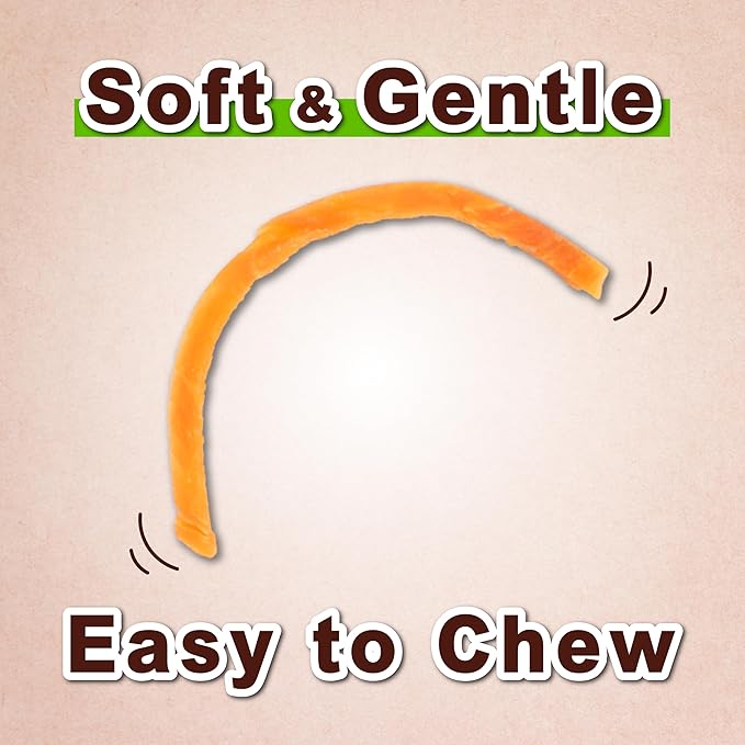 Afreschi Natural Soft Chicken Breast Strips 16 oz, Dog Treats, All Natural, Hypoallergenic & Grain-Free, High-Protein, Healthy & Easily Digestible, Soft Texture