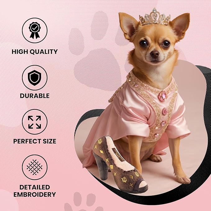 Dog Diggin Designs Runway Pup Collection | Unique Squeaky Plush Dog Toys – High Heel Essentials