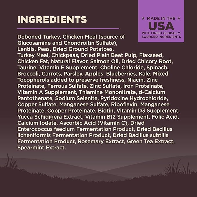 Wellness CORE Senior Dry Dog Food, Grain-Free, High Protein, Natural, Age Advantage Turkey & Chicken Recipe, (24-Pound Bag)