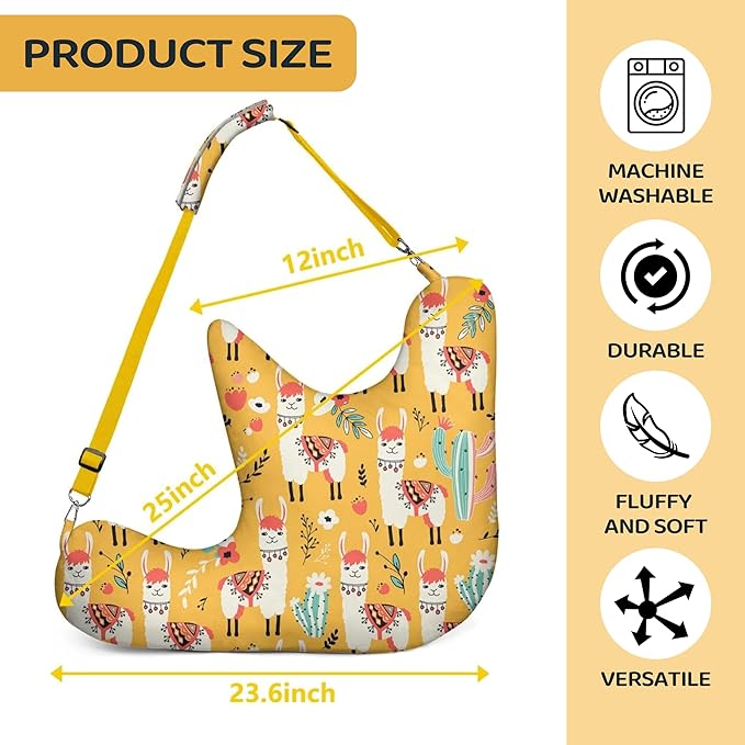 Rotator Cuff Pillow Post Shoulder Surgery Recovery Supplies Pillow,Providing Support for Post-Surgery Shoulder Comfortable Cotton Bag Pillow With an Detachable Design Post Surgery Shoulder Pillow