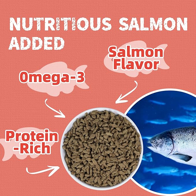 Just Try 16 OZ Salmon Cat Treats for Indoor Cats, Crunchy Training Treats Dental Care Omega 3 for Cats Joint Support & Skin Coat Health