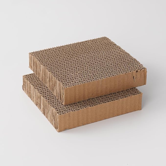 cat Scratcher Refill 5.71inch Diameter 1.18 inch Thickness Replacement Pads Scratching Board Circle cat Scratcher Scratch pad scratchers for Indoor -2 Count(Replace Cardboard 2PCS)