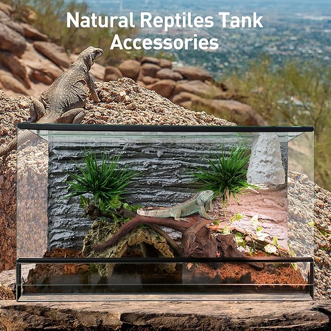 WDEFUN Natural Driftwood for Aquarium Decor, 1-Piece 13''-17'' Large Driftwood for Decorations on Fish Tank, Reptiles Bearded Dragon Accessories or Air Plants