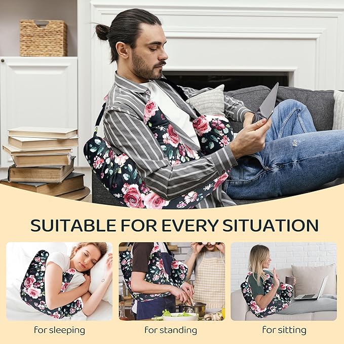 Rotator Cuff Pillow Post Shoulder Surgery Recovery Supplies Pillow,Providing Support for Post-Surgery Shoulder Comfortable Cotton Bag Pillow With an Detachable Design Post Surgery Shoulder Pillow