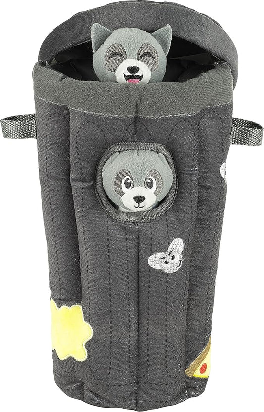 Outward Hound Hide A Raccoon Plush Dog Toy Puzzle